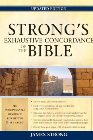 9781598563788 Strongs Exhaustive Concordance To The Bible Updated Edition