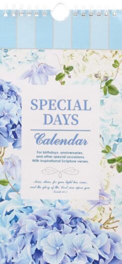 9781642721508 Hydrangea Special Days Calendar