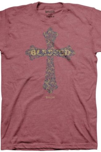 612978634813 Kerusso Blessed By The Lord Cross (Medium T-Shirt)