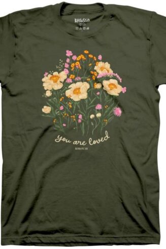 612978643204 Kerusso You Are Loved Bouquet (Medium T-Shirt)