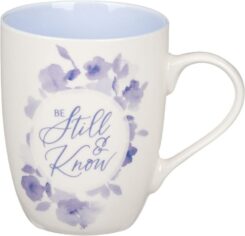 1220000323681 Inspirational Ceramic Coffee & Tea Scripture Mug for Women: Be Still & Know Enco