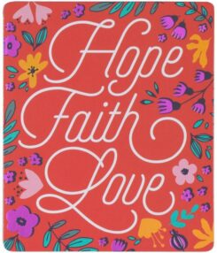 6006937161337 Floral Inspirational Girls & Womens Religious Fridge Magnet: Hope