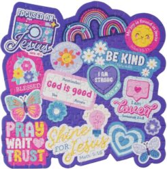 6006937170728 140 Piece Inspirational Scripture Boxed Mini Jigsaw Puzzle for Girls: Motivation