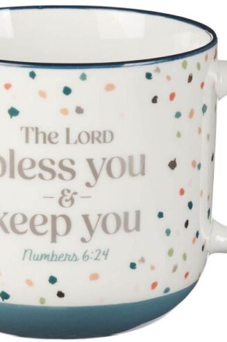 1220000327498 Large Inspirational Ceramic Coffee & Tea Scripture Mug for Women & Men: Lord Ble