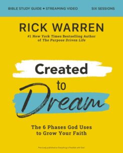 9780310162872 Created To Dream Bible Study Guide Plus Streaming Video (Student/Study Guide)