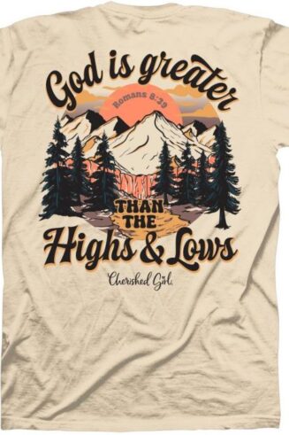 612978656129 Cherished Girl God Is Greater (Large T-Shirt)