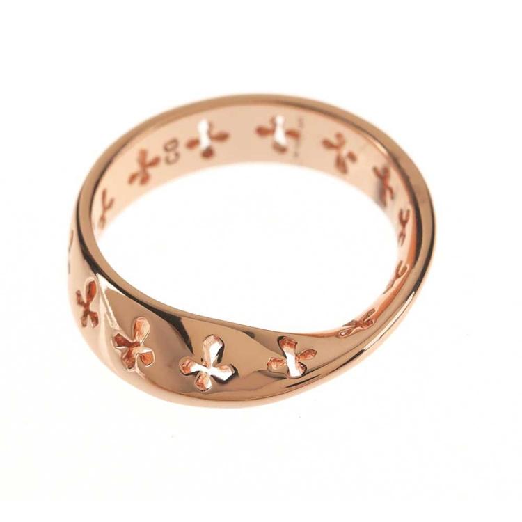 714611177258 InspiRing Wide Mobius Cutout Cross (Size 9 Ring)