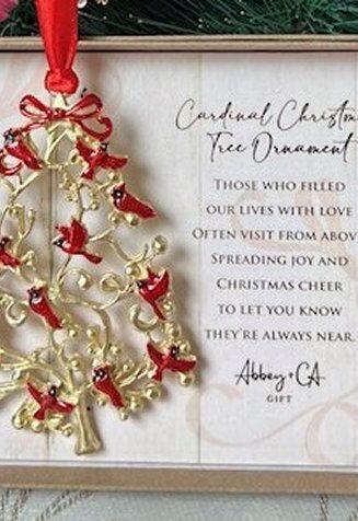 785525320504 Cardinal Christmas Tree Ornament