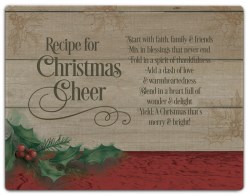 785525320870 Recipe For Christmas Cheer Mini Cutting Board