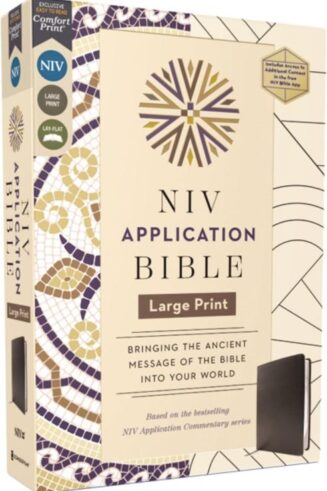 9780310465294 Application Bible Large Print Comfort Print