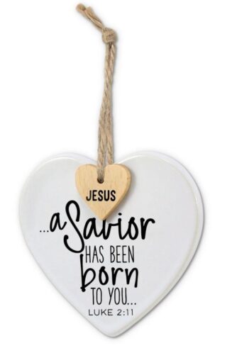 667665126324 Heart Tag Ornament Savior
