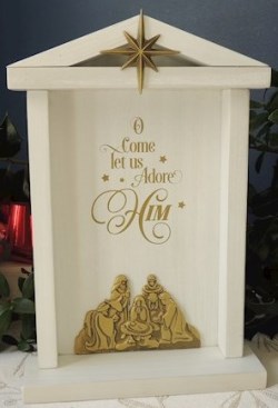 785525320528 Nativity With Creche
