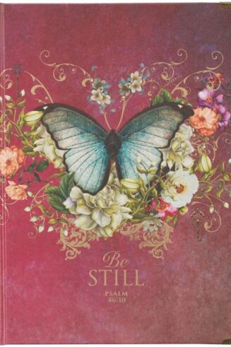 9781639522583 Butterfly Journal w/Scripture Be Still Psalm 46:10 Bible Verse Road/288 Ruled Pa