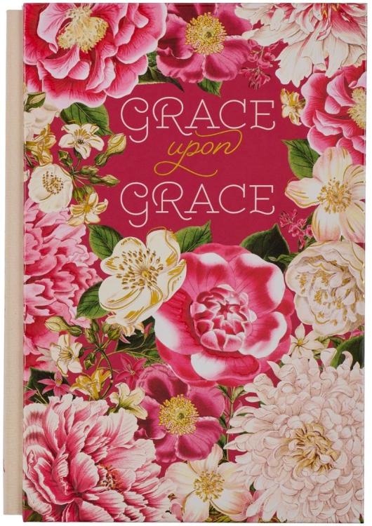 9781776371396 LG Journal for Women Grace Upon Grace John 1:16 Bible Verse Inspirational Script