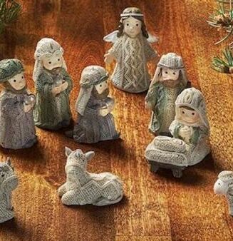 6006937163140 11 Piece Decorative Christmas Tabletop Nativty Set for Home & Kitchen