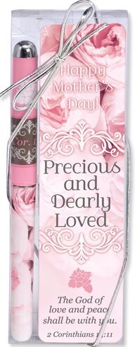 615122153383 Precious And Dearly Loved Pen And Mothers Day Bookmark