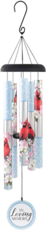 096069642084 In Loving Memory Pattern Picturesque Wind Chime