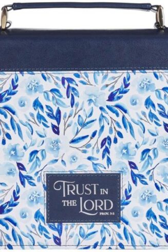 1220000327337 Fashion Vegan Leather Bible Cover for Women: Trust in The Lord