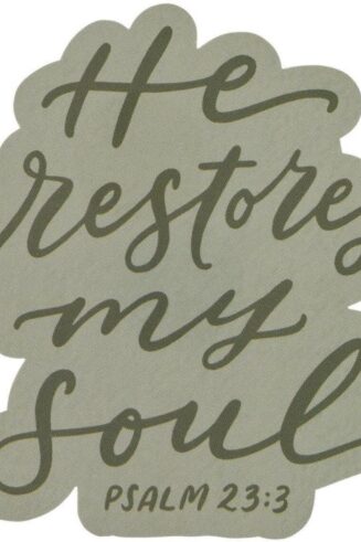 1220000720749 Inspirational Decorative Die-Cut Refrigerator Scripture Magnet for Women & Men: