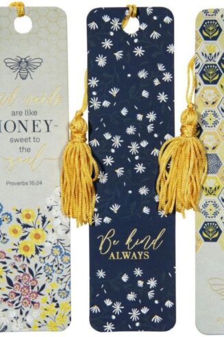 6006937165151 Inspirational 3 Piece Paper Cardstock Scripture Bookmark Set for Women: Kind Wor