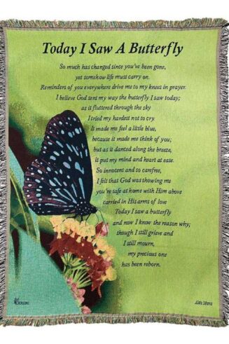 603799338035 Today I Saw A Butterfly Throw