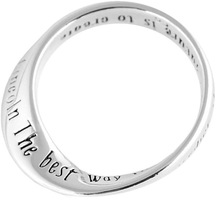 608200023258 Best Way Wide Mobius (Size 9 Ring)