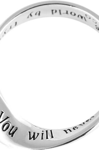 608200023357 You Will Never Wide Mobius (Size 7 Ring)