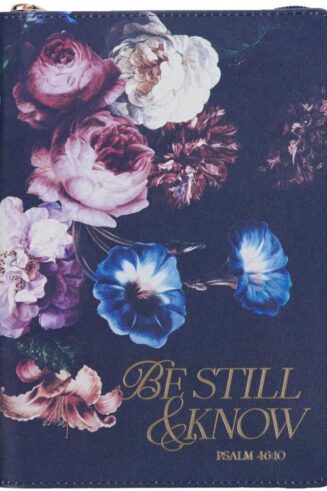 9781639524280 Navy Blue Vegan Leather Zipped Journal