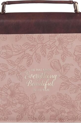 1220000720053 Premium Vegan Leather Inspirational Bible Cover for Women: Everything Beautiful