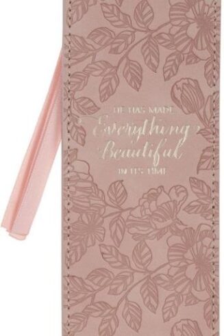 1220000720176 Premium Vegan Leather Motivational Scripture Bookmark for Women: Everything Beau