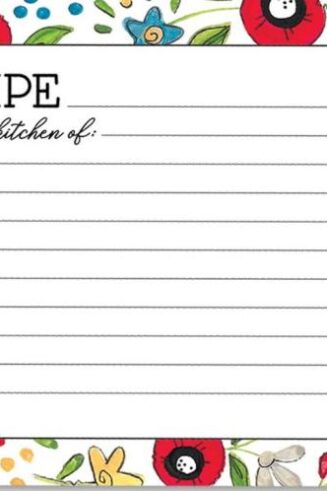 703800079626 Classic Kitchen Recipe Cards
