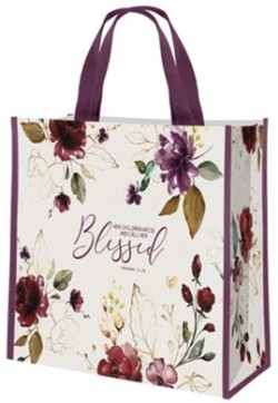 195002625563 Her Children Arise And Call Her Blessed Reusable Shopping Bag Proverbs 31:2