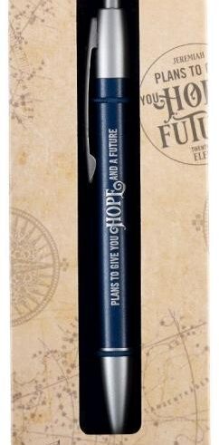 1220000139916 Scripture Clip Retractable Ballpoint Pen in Box for Men & Women: Hope and a Futu